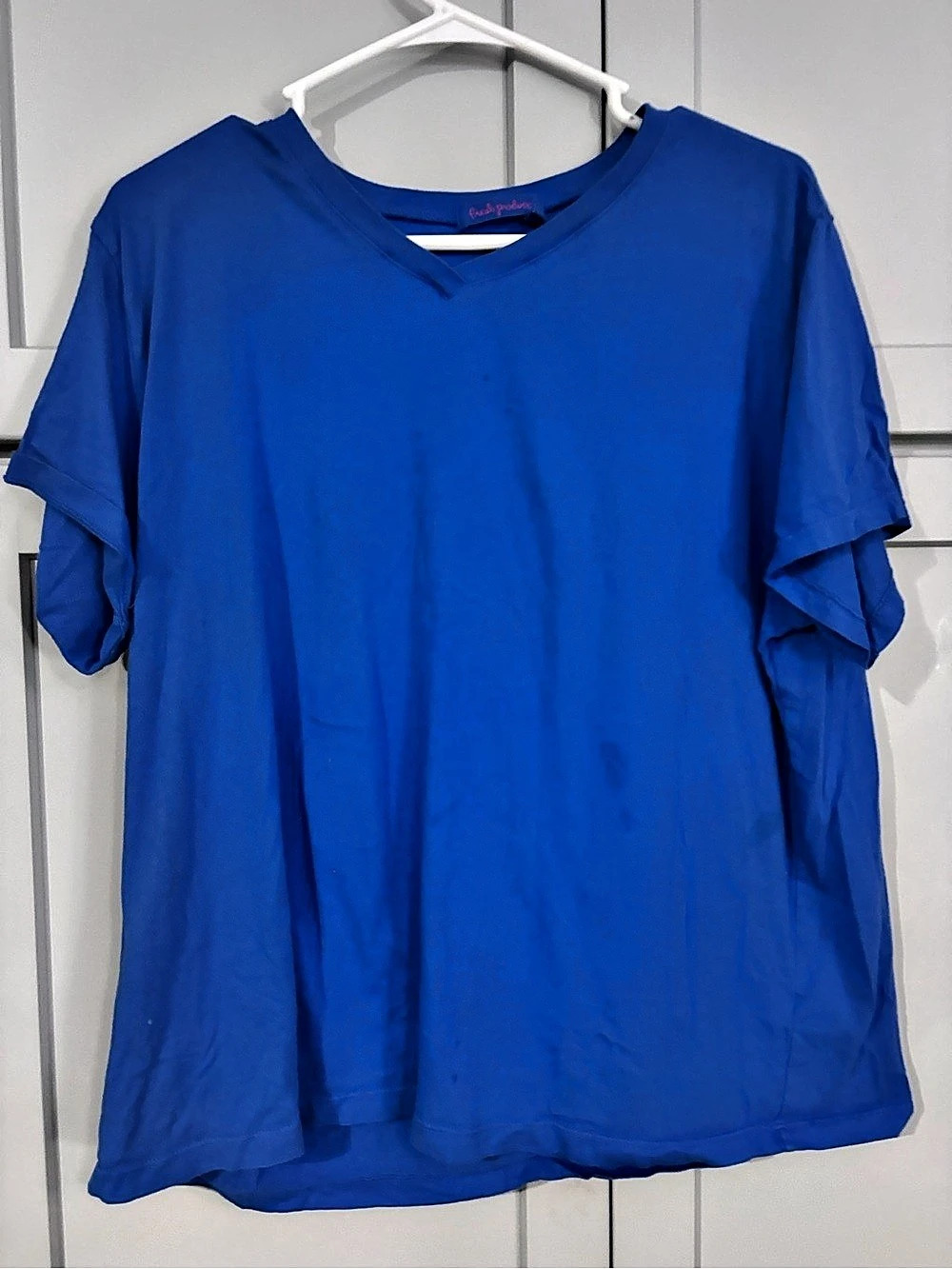 Fresh Produce Vintage  V-Neck T Shirt Plus Size XXL